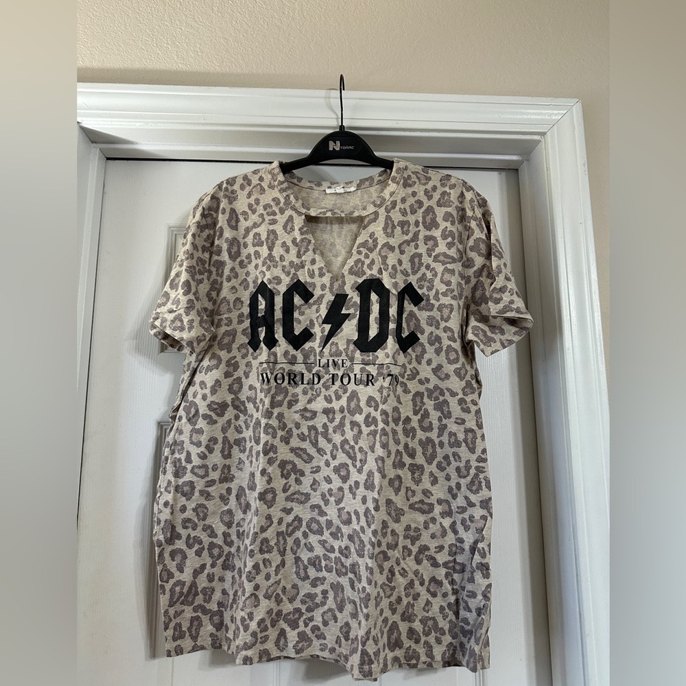 Maurices Beige Leopard Print Top